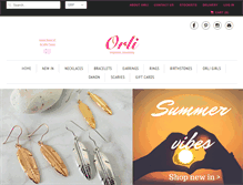 Tablet Screenshot of orlijewellery.com